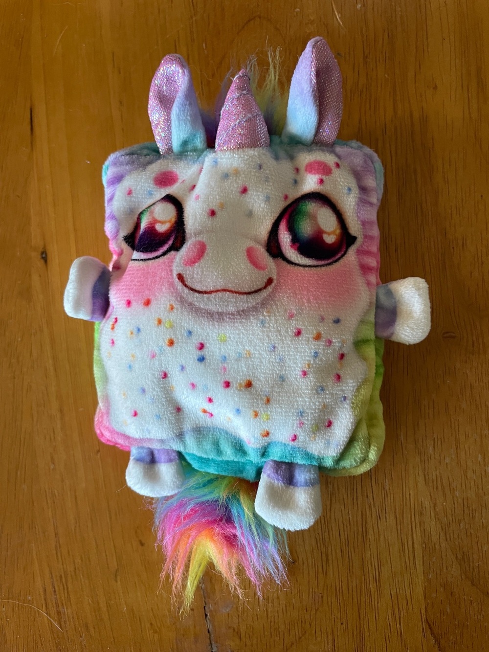 Toasty Treatz Unicorn Toaster Pastry Tart Bean Plush Stuffed Animal No Scent